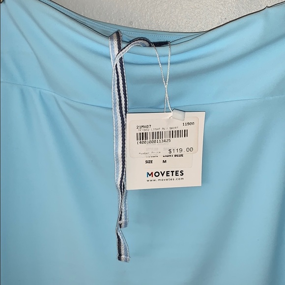 Movete light blue golf skort Medium - Picture 5 of 5